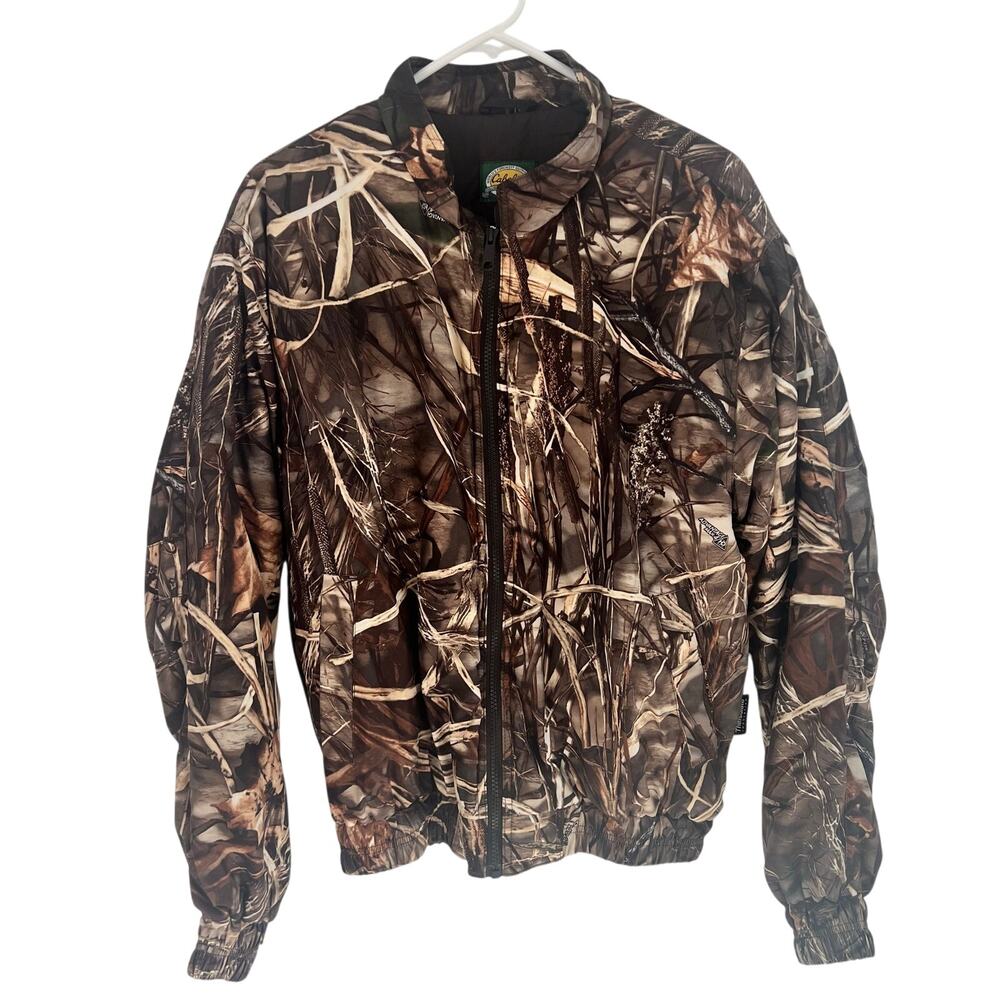 Vintage Women's Cabela's Wetlands Camouflage Insulated Jacket Size M